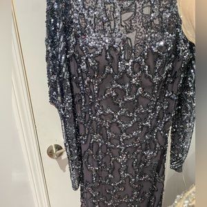 Gorgeous charcoal gray dress size 18
